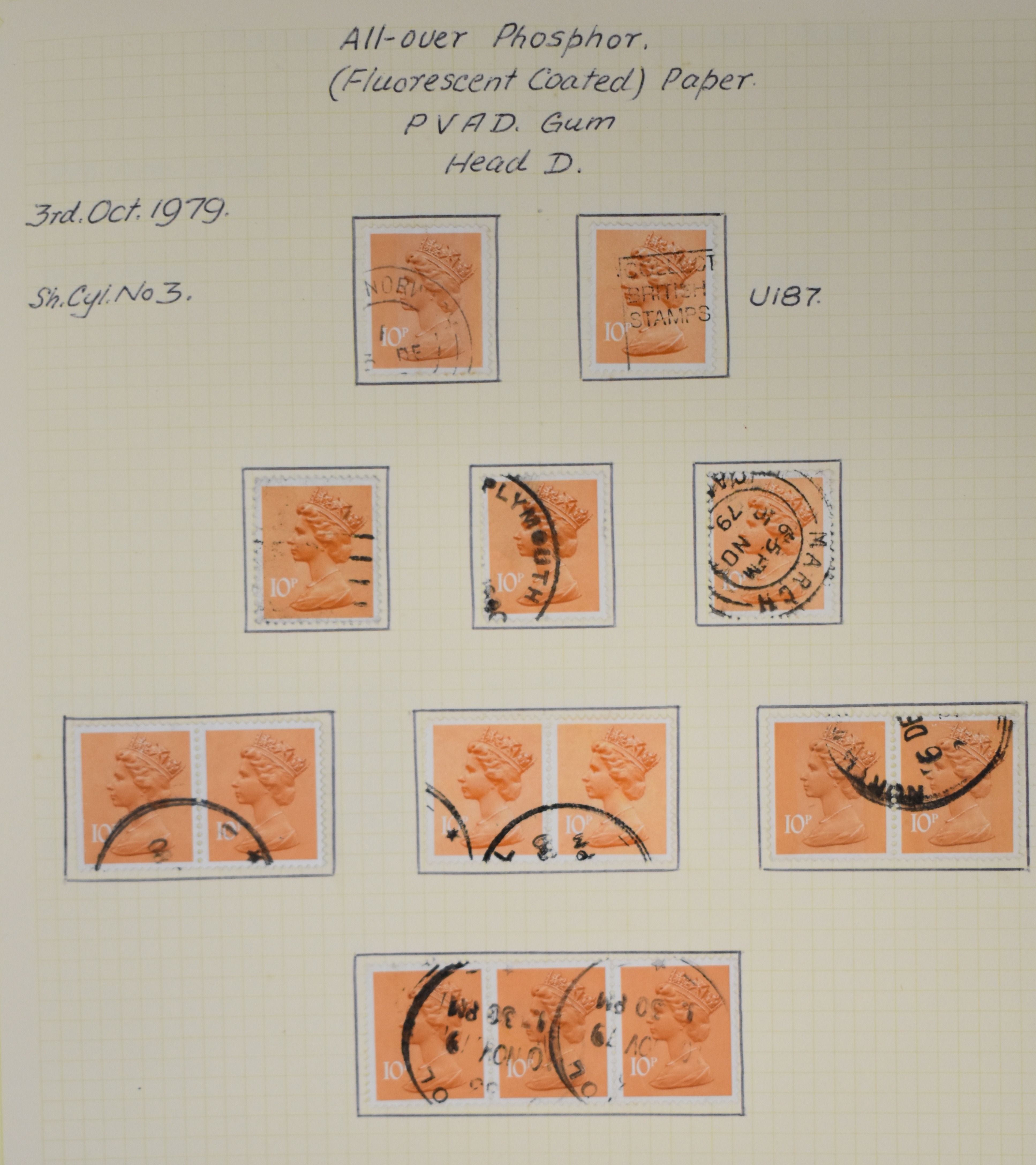 GB stamp collection in eleven albums and one stockbook 1937-1976 including a volume of regional - Image 16 of 19