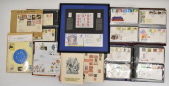 A collection of stamps and British and European first day covers. GB first day covers 1957-1991,