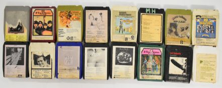 Fifteen 8-Track cartridges to include Led Zeppelin, Beatles, Gilbert O'Sullivan, Elton John,