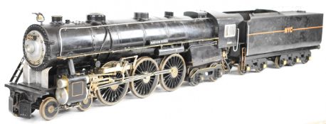 3½ inch gauge New York Central Hudson live steam American 4-6-4 tender locomotive, the copper boiler
