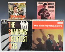 Collection of Cliff Richard and the Shadows records comprising twenty three LPs and twenty six EP