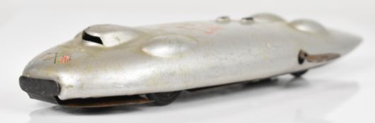 Minimodels John Cobb clockwork Railton Special land speed car with key, length 27cm.