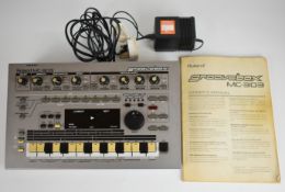 Roland MC-303 Groovebox music sequencer, in original box with power supply and instructions, made in