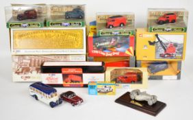 Corgi diecast model cars, trucks and buses, to include multi vehicle sets, the majority boxed.