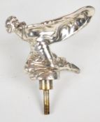 Rolls Royce kneeling Spirit of Ecstasy vintage, pre-war or classic car mascot, likely to suit Silver