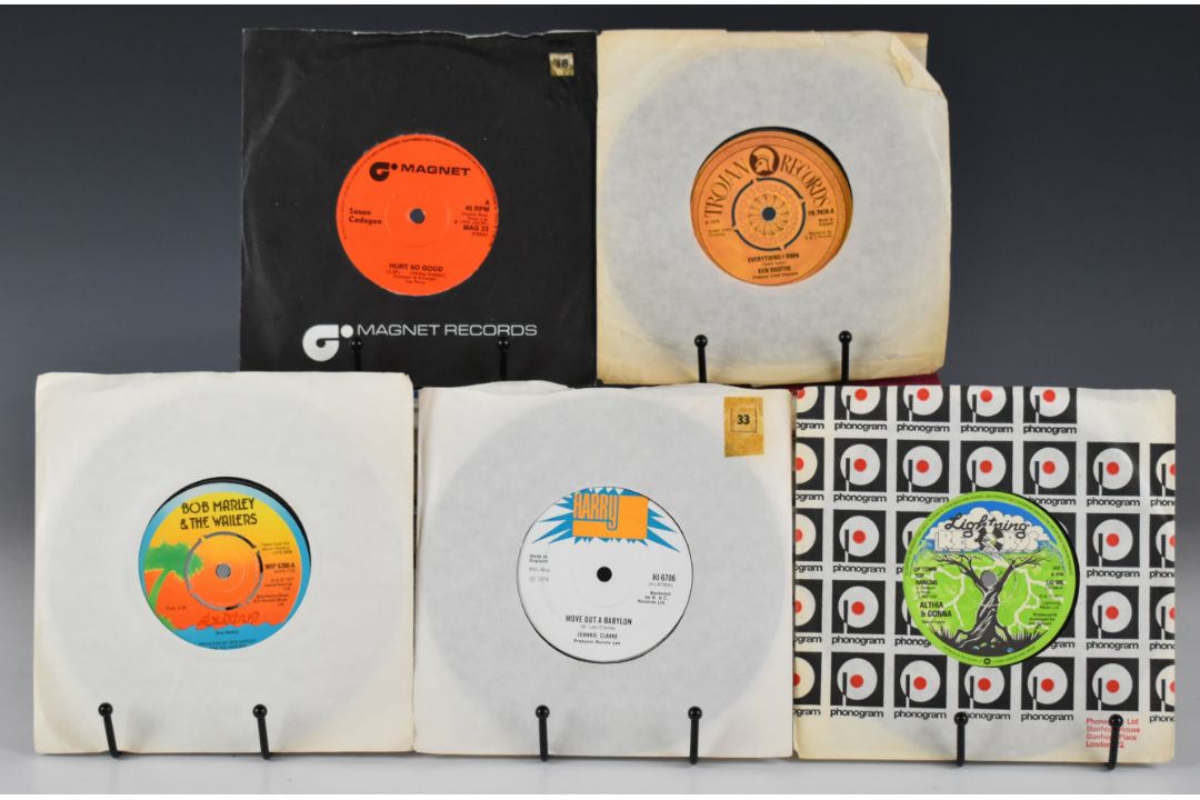 Seventy two Reggae / Soul / Funk / Dance 7" singles including Johnny Clarke, Bob Marley, Ken - Image 1 of 14