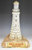 Point of sale advertising lighthouse for Reliance Sponges, H63cm
