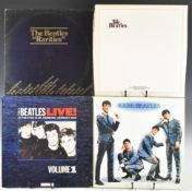 Fifteen Beatles LPs and one triple LP box set The Silver Beatles Live In Hamburg. LPs include The