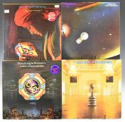 Seven Electric Light Orchestra / ELO LPs and one 12
