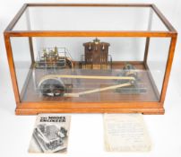Exhibition winning live steam model of a generating plant based on Oxford Power Station 1892,