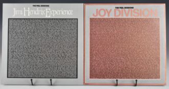 Two The Peel Sessions LPs comprising Joy Division and Jimi Hendrix Experience. Vinyl appears Ex in