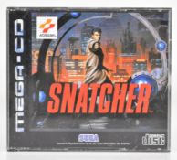 Snatcher - Sega Mega-CD game by Hideo Kojima for Konami, 1994, boxed with manual.