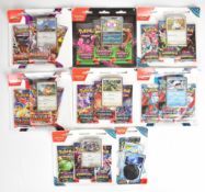 Pokémon TCG - Eight Scarlet & Violet multi and single booster blister packs for Twilight Masquerade,