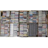 Approximately nine hundred Jazz / Cool Jazz / Bop / Jazz Fusion / Jazz Funk CDs including a run of