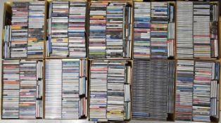 Approximately nine hundred Jazz / Cool Jazz / Bop / Jazz Fusion / Jazz Funk CDs including a run of