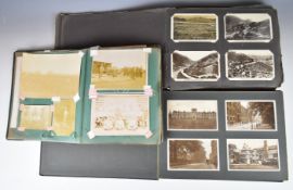 Collection of approximately five hundred Edwardian and early 20th century postcards housed in