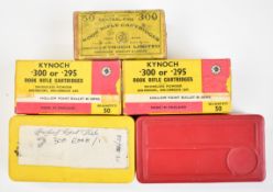Two hundred and sixteen .300 or .295 Rook rifle cartridges including Kynoch, some in original boxes.