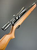 Webley Stingray .177 air rifle with semi-pistol grip, raised cheek piece, adjustable trigger,