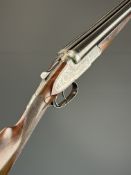 Cogswell & Harrison Ltd Konor 12 bore side by side ejector shotgun with named and engraved