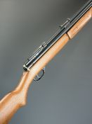 Benjamin Sheridan Blue Streak C9A Series .20 bolt-action pump air rifle with semi-pistol grip, scope