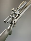 Remington 700 7.62 bolt-action rifle with composite stock, semi-pistol grip, sling mounts, Edgar