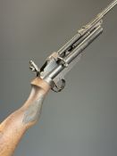 Webley Service Mark II .177 air rifle with interchangeable barrel, adjustable pop-up peep-hole