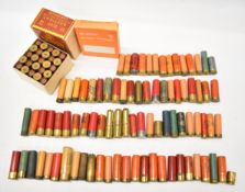 Over one hundred collector's shotgun cartridges and cartridge cases including Eley Grad Prix, Eley