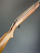 BSA Airsporter Mk II .22 under-lever air rifle with semi-pistol grip and adjustable folding