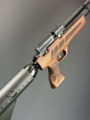 Kral Puncher NP-02 .177 PCP carbine air rifle with textured pistol grip, 12-shot magazine,