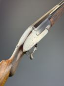 James Purdey & Sons 4 bore hammerless snap-action wildfowling shotgun with named and border engraved