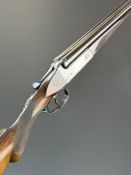 Victor Sarasqueta Eder 214 28 bore side by side shotgun with chequered semi-pistol grip and