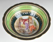 Angelica Kauffmann for Vienna porcelain pedestal bowl with decoration of a classical scene of