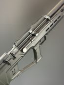 Reximex Zone .22 PCP air rifle with textured grip, 12 and single shot magazines, adjustable