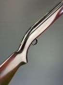 BSA Mercury Mk II .22 under-lever air rifle with semi-pistol grip and raised cheek piece, serial