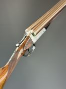 Edward Cox of Southampton 12 bore side by side ejector shotgun with named and engraved locks,