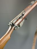 BSA for Alexander Henry Long Lee-Enfield .22 bolt-action rifle with bolt cover engraved 'LR