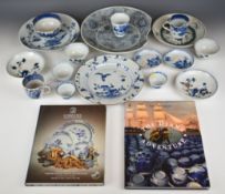 Large collection of 18thC Chinese shipwreck porcelain from Nanking Cargo and The Diana, with two