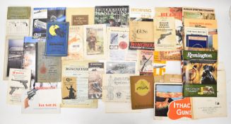 [Catalogues] A Collection of mostly vintage illustrated catalogues on firearms and sporting