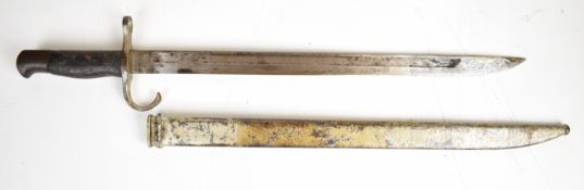 Japanese Type 30 Arisaka bayonet, the 39.5cm fullered blade with Koishikawa Arsenal, Tokyo mark to