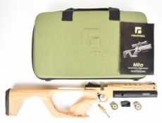 Reximex Mito S .177 PCP target air pistol/ rifle with removable stock, shaped and textured grip,