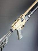 Hatsan Factor .177 PCP air rifle with two 22 shot magazines, textured pistol grip, scope rail,