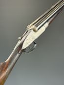 Watson Brothers 12 bore sidelock side by side ejector shotgun with named and engraved locks,