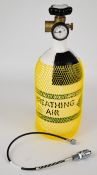 Bisley 3 litre 4.64kg compressed air bottle suitable for re-filling PCP air rifles, in original