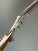 John Dickson style .410 shotgun converted from a .300 rook rifle with engraved action and push