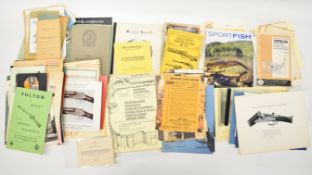 [Catalogues] Collection of illustrated catalogues and brochures of firearms and sporting accessories