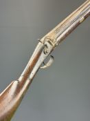 George Gibbs of Bristol 12 bore single barrelled muzzle loading percussion hammer action sporting