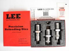 A set of Lee .577 Snider rifle cartridge re-loading dies, in original box.