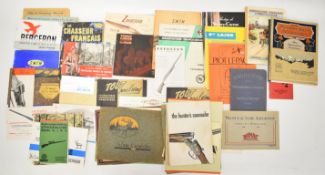 [Catalogues] Collection of mostly european catalogues on firearms and sporting accessories to