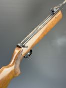 Diana Series 70 Model 79 .22 air rifle with chequered semi-pistol grip, raised cheek piece and