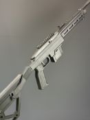 Crosman 1077 TAC .177 CO2 air rifle with textured pistol grip, composite skeleton stock,